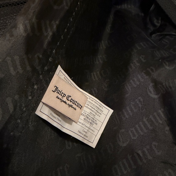 Juicy Couture Tie-Dye Hard Shell Carry-On in Blue and Pink with Gold Handle - Picture 8 of 9